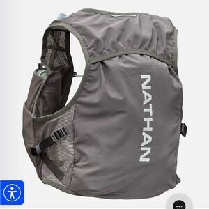 Nathan’s Pinnacle Breeze Hydration Running Vest - Gray Women’s XXS-XS